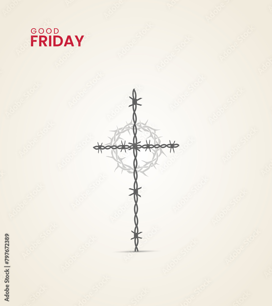 Good Friday, Good Friday Creative design for social media post. Good Friday, Good Friday Creative design for social media post.