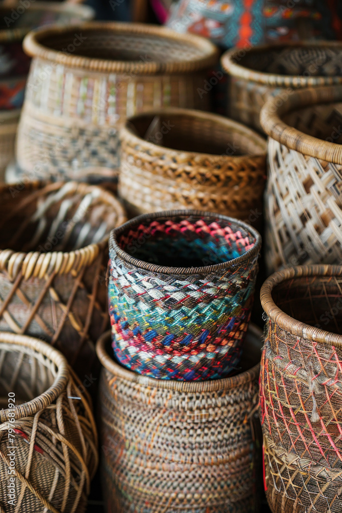 The intricate weave patterns of woven baskets made from materials like rattan, wicker, or seagrass. Woven basket textures offer a rustic yet refined backdrop with a touch of natural charm. The intricate weave patterns of woven baskets made from materials like rattan, wicker, or seagrass. Woven basket textures offer a rustic yet refined backdrop with a touch of natural charm.
