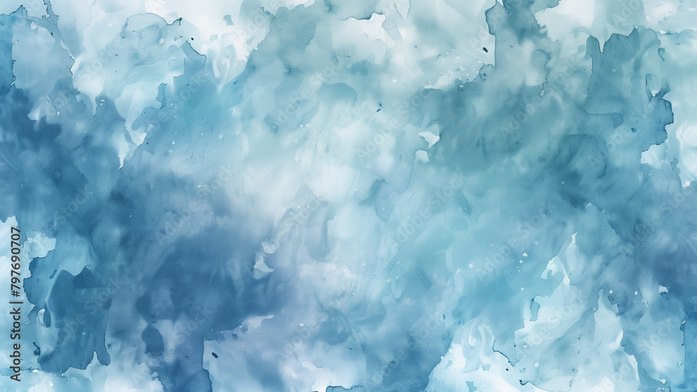 Peaceful Palette: Pastel Blue Watercolor Wash Peaceful Palette: Pastel Blue Watercolor Wash