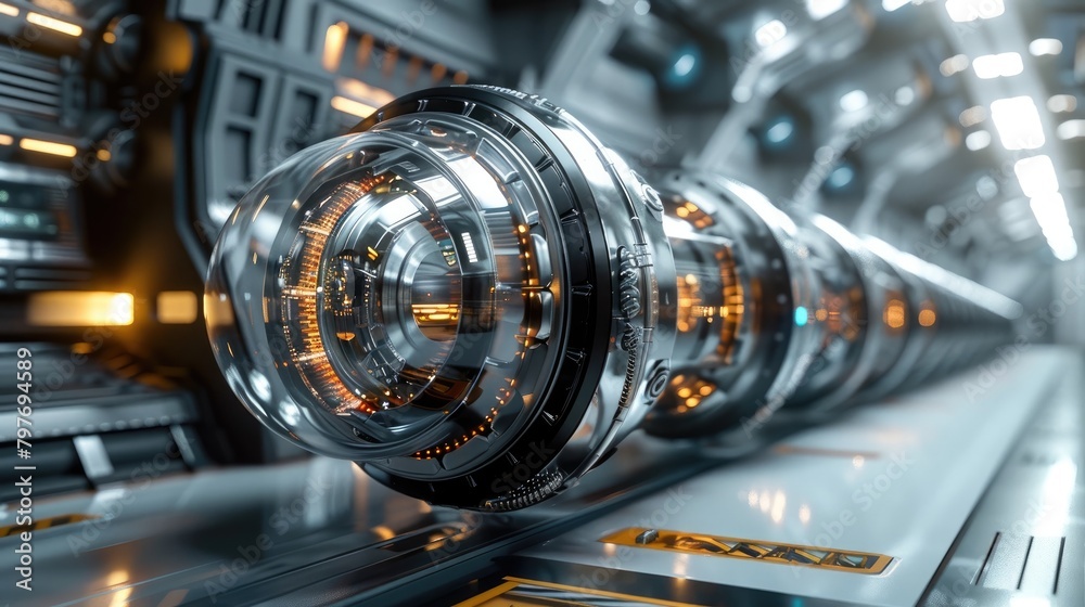 Futuristic Warp Drive A Cuttingedge Spacecraft Propulsion Design Stock