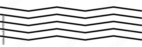 Thin line wavy background. Vector illustration isolated background.