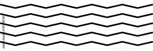 Thin line wavy background. Vector illustration isolated background.