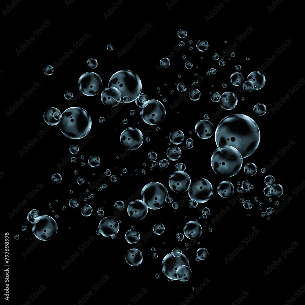 transparent balls. Bubble on a transparent background. Soap bubbles on transparent background. Air bubbles underwater on a transparent background. Soap bubbles. Realistic soap bubbles.