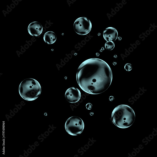 transparent balls. Bubble on a transparent background. Soap bubbles on transparent background. Air bubbles underwater on a transparent background. Soap bubbles. Realistic soap bubbles.