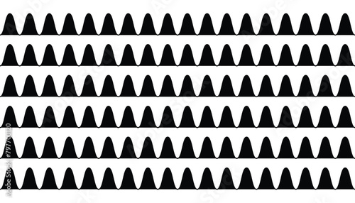 zigzag wavy pattern. wavy zigzag pattern line illustration set on a white background, abstract vectors. wave line 