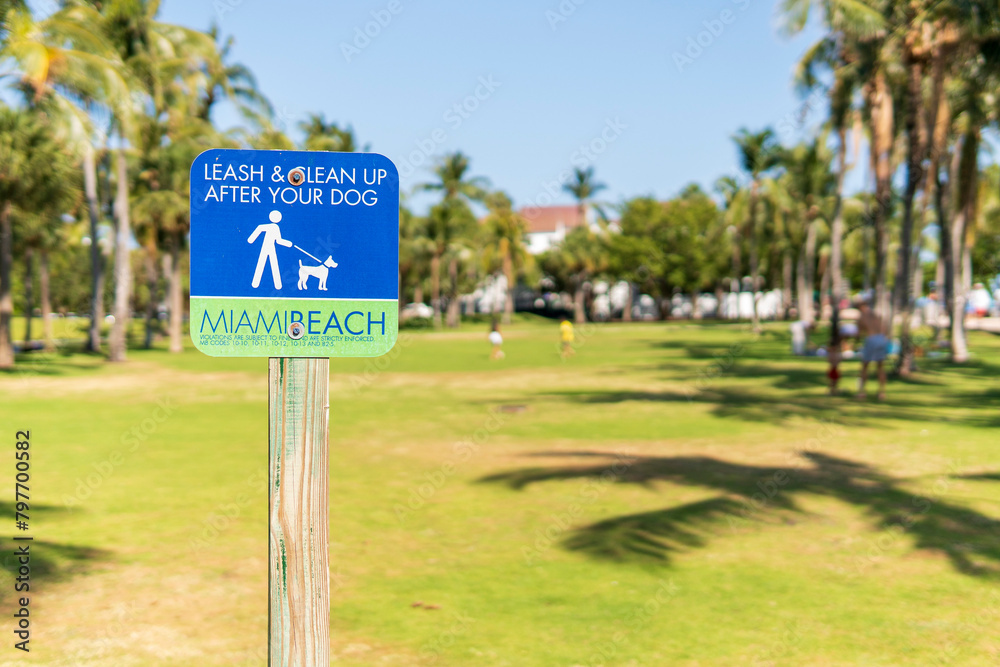 Sign in Miami Beach, Florida: 