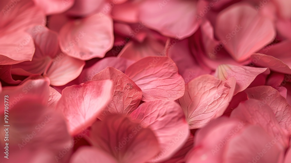 Close-up Display of Dainty Pink Petals