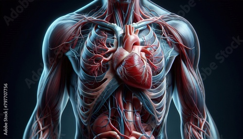 illustration of a heart  , isolated background, 3d rendered style,
