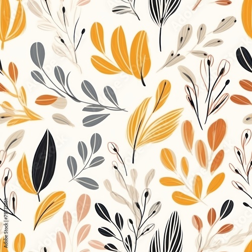 Fall leaves pattern backgrounds creativity.