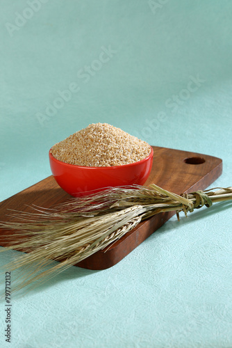 Indian Fresh Daliya Or Wheat Daliya photo