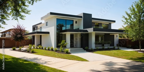 modern house property real estate exterior design