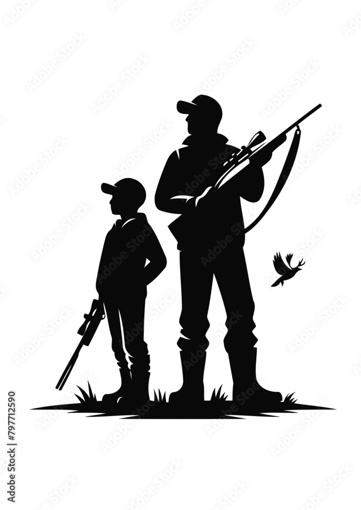 Naklejka premium fathers day vector