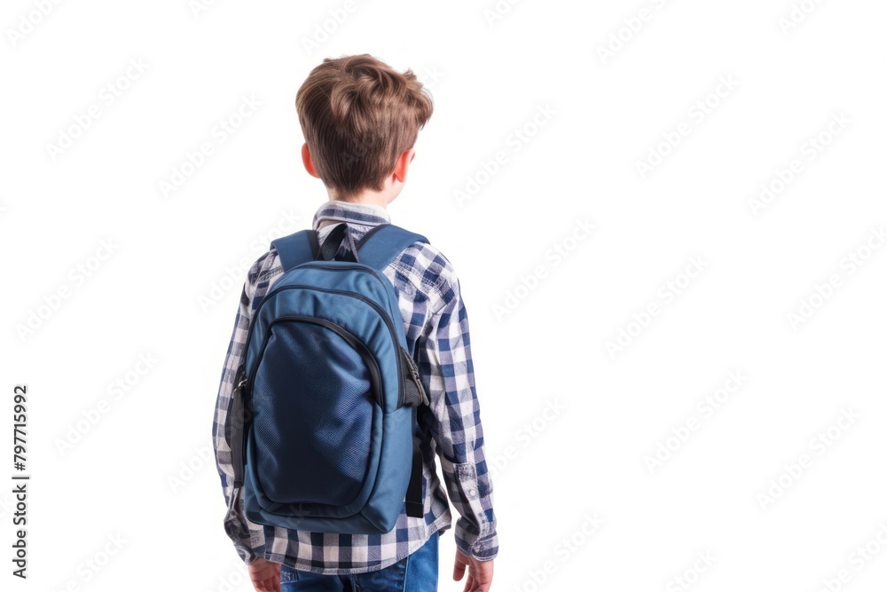Kid backpack bag white background. Kid backpack bag white background.