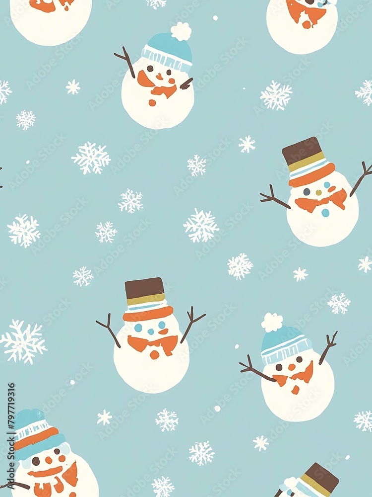 Snow man wallpaper background Snow man wallpaper background