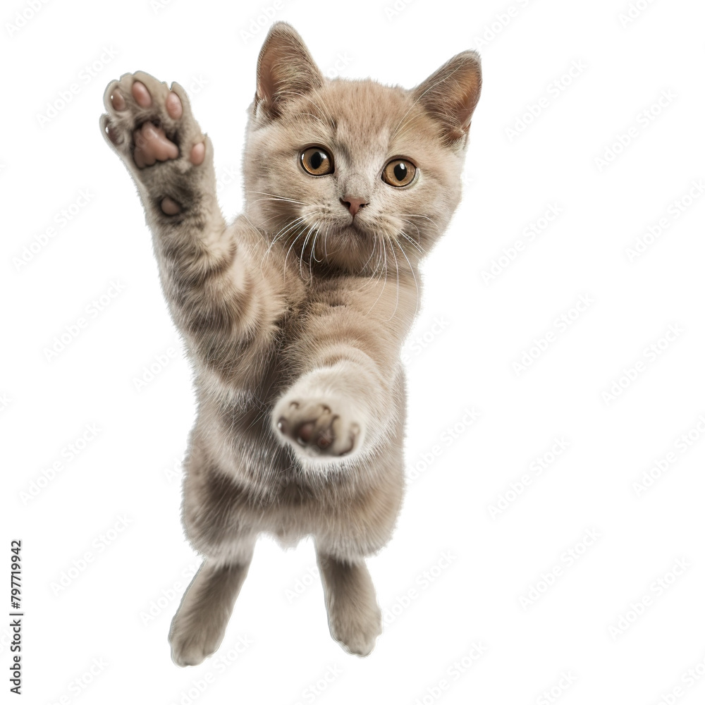 Obraz premium scottish fold cat isolated