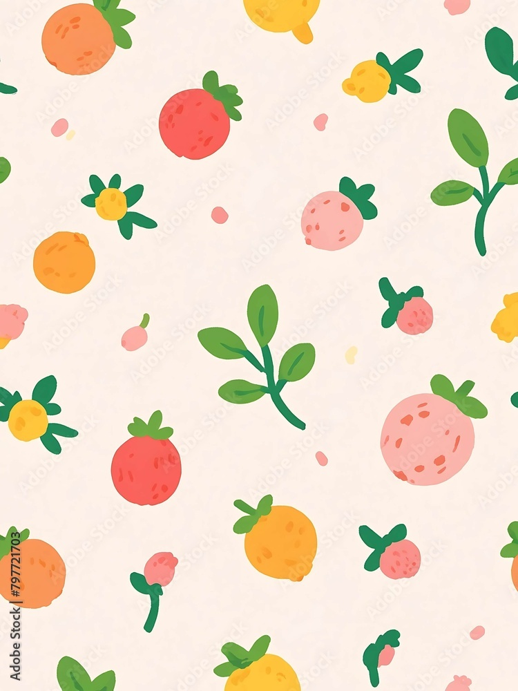 Fruits wallpaper pattern background Fruits wallpaper pattern background
