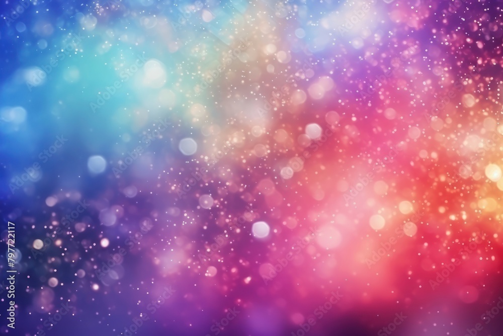 Fototapeta premium Rainbow backgrounds glitter purple.