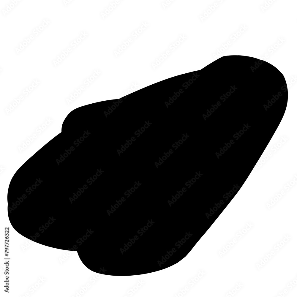 Sandals, silhouette, icon and doodle style Sandals, silhouette, icon and doodle style