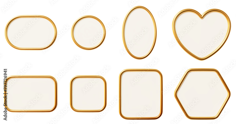 3d metal frames set of geometric shapes: circle, oval, rectangle, square, heart, hexagon. Realistic shiny pink border collection. Stock vector illustration on isolated background.
3d metal frames set of geometric shapes: circle, oval, rectangle, square, heart, hexagon. Realistic shiny pink border collection. Stock vector illustration on isolated background.