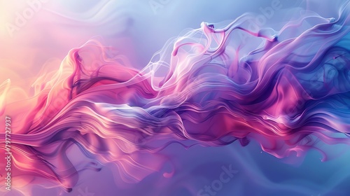 Abstract background with swirling ink in water, fluid and artistic, vector design, vibrant color blends, no recognizable shapes photo