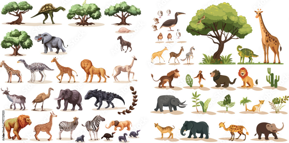 Obraz premium Animals scheme