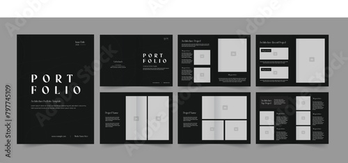 Unique Architecture Portfolio Design and A4 Portfolio Interior Portfolio Design