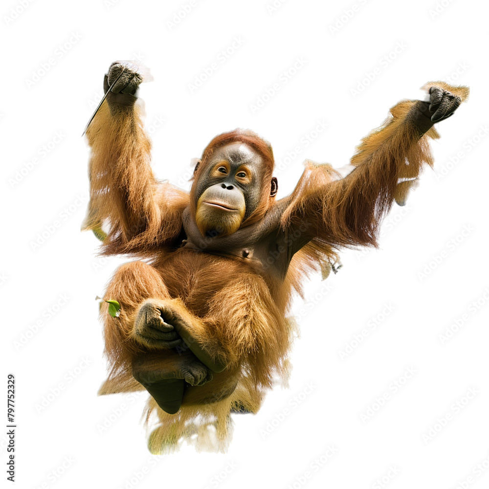 Naklejka premium monkey png