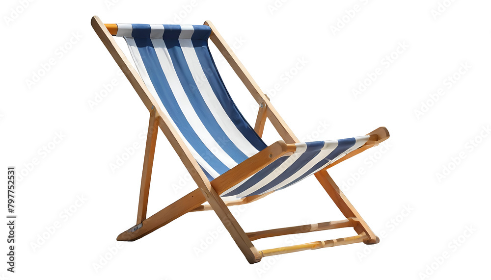 Illustration of beach chair
