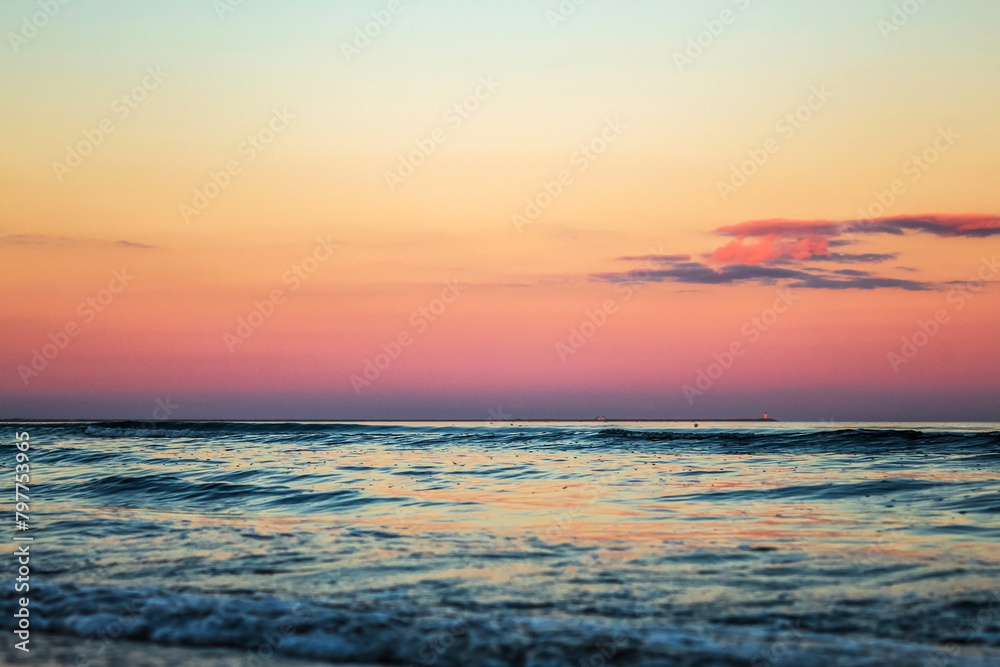 Obraz premium Sea, seashore - Europe, Romania, Constanta region, 2023 year