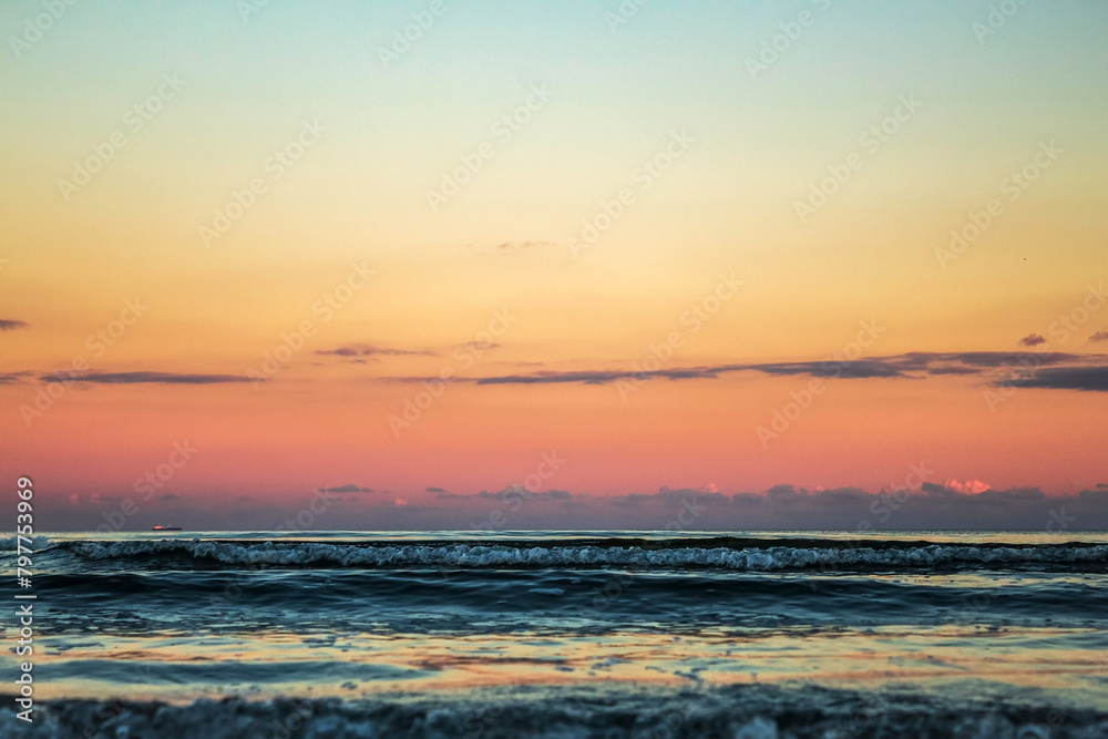Obraz premium Sea, seashore - Europe, Romania, Constanta region, 2023 year