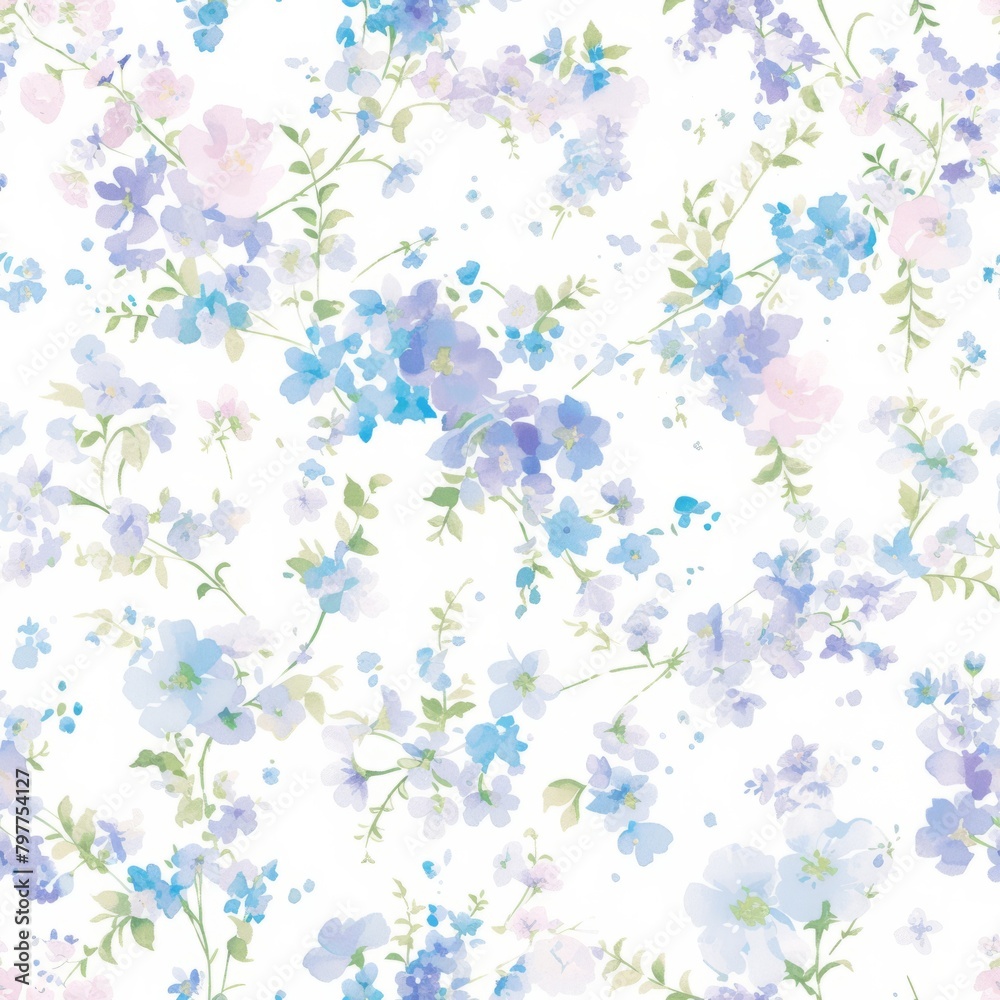 Vibrant Floral Pattern with Blue and Orange Botanicals Vintage Floral Elegance: Timeless Garden Illustration. Design for background, graphic design, print, poster, interior, packaging paper Vibrant Floral Pattern with Blue and Orange Botanicals Vintage Floral Elegance: Timeless Garden Illustration. Design for background, graphic design, print, poster, interior, packaging paper