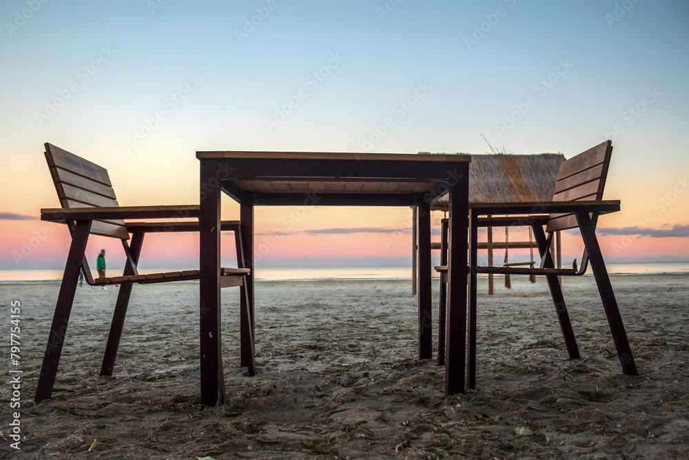 Sea, seashore - Europe, Romania, Constanta region, 2023 year Sea, seashore - Europe, Romania, Constanta region, 2023 year
