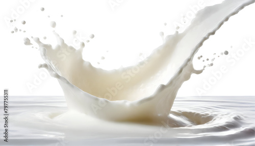 Illustration of flecks of milk