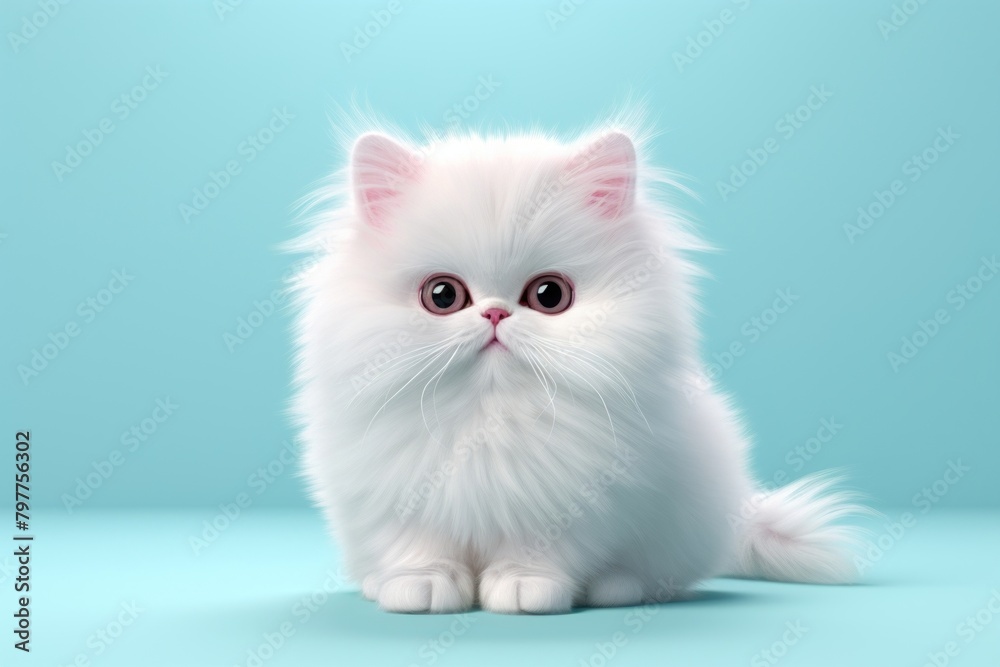 Persian cat animal mammal kitten.