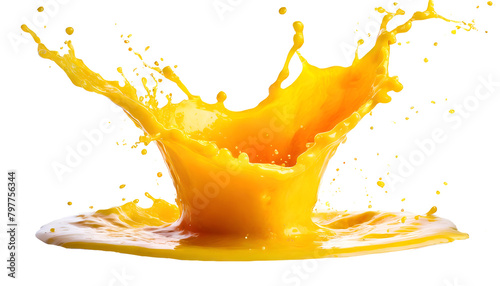 Illustration of juice splash