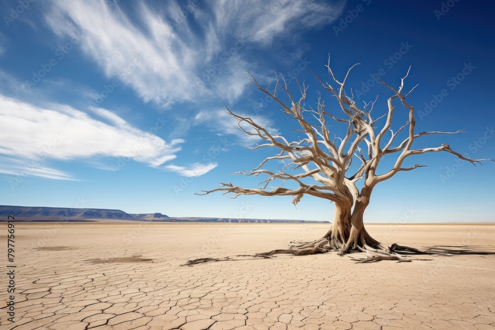 Dead tree landscape outdoors nature.