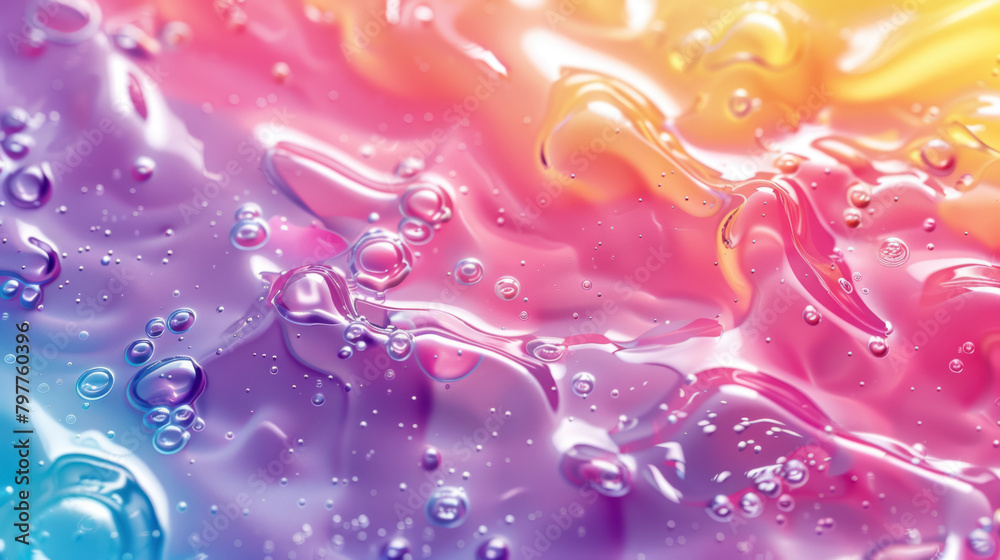 Obraz premium abstract shiny gradient background with swirling colors for stress relief