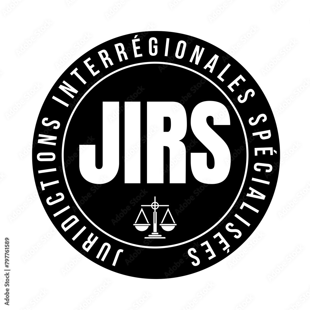 Symbole JIRS juridictions interrégionales spécialisées en France