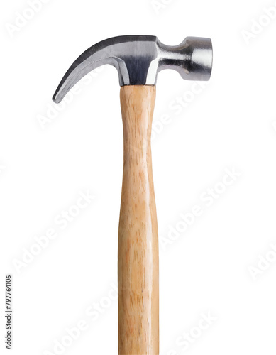 Illustration of wooden hammer