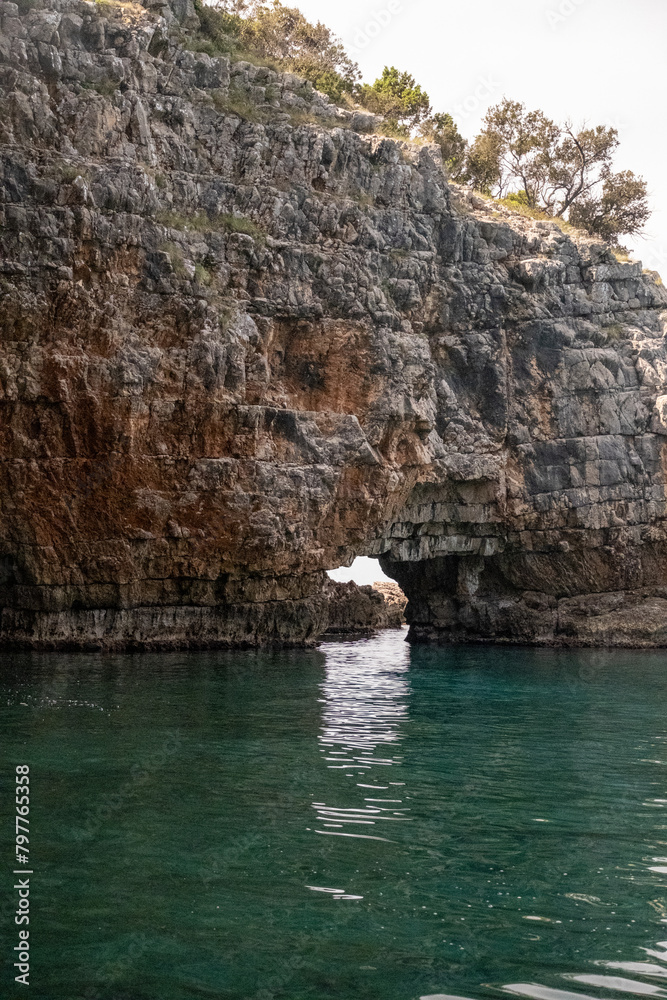 Coastal Majesty of Cliffs and Sea in Kotor