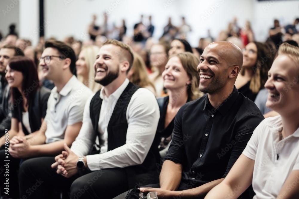 Audience performance laughing sitting. Audience performance laughing sitting.