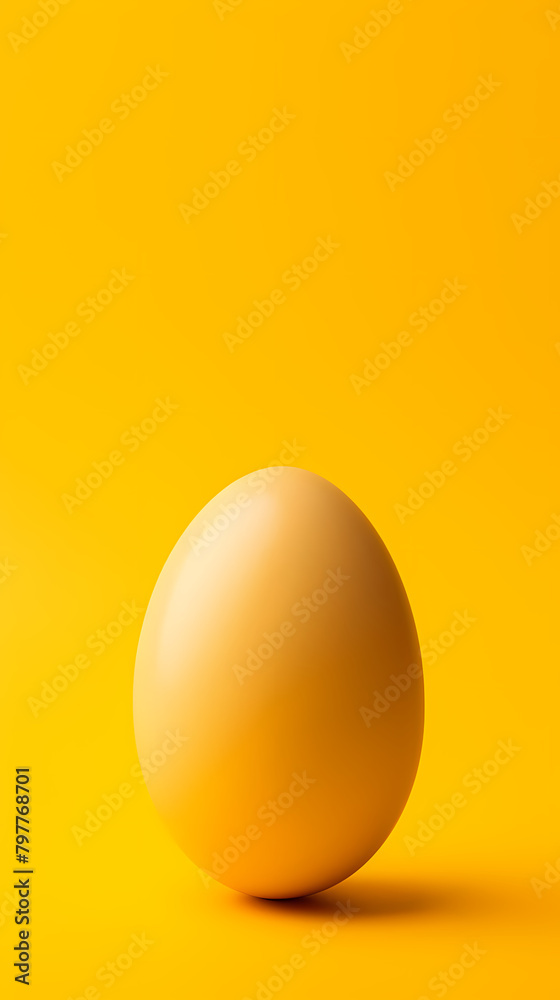 A yellow egg, smooth and round A yellow egg, smooth and round