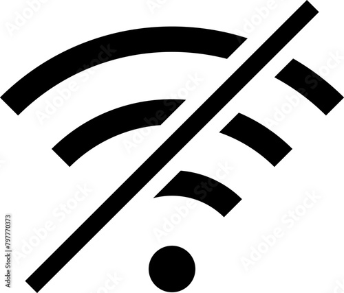 Wi-Fi Icon Vector. Wireless and wifi icon symbols and sign.