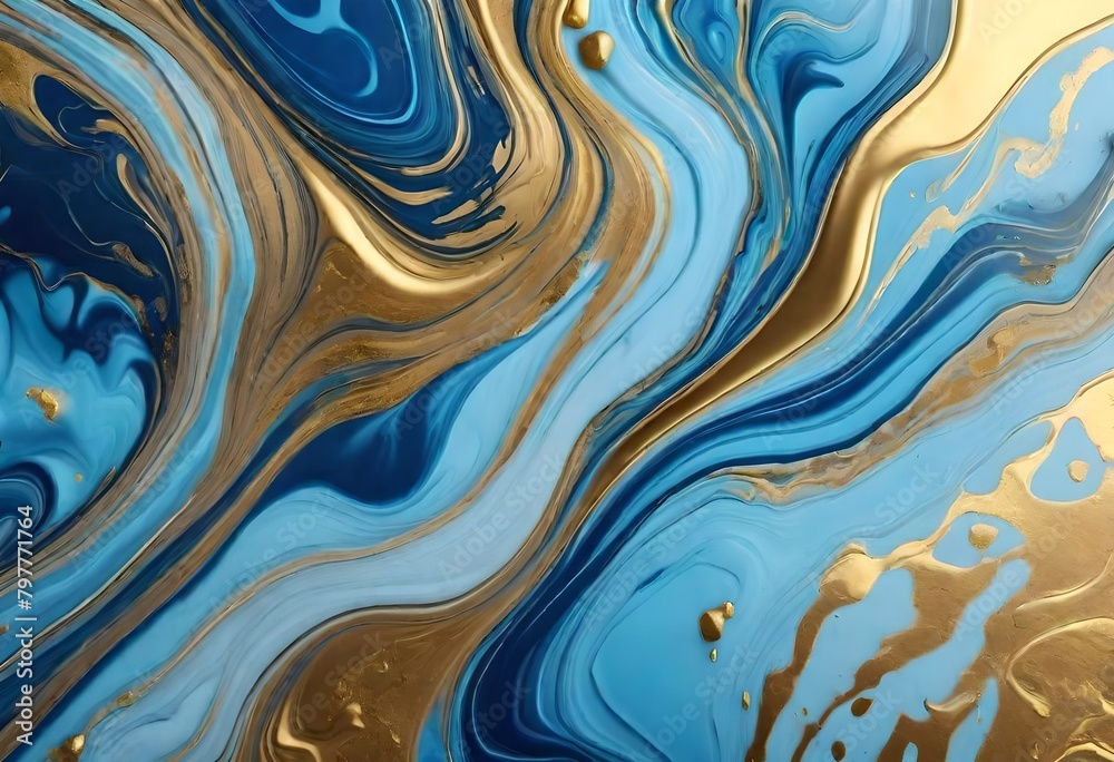 blue and yellow background