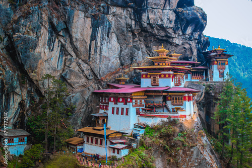 View of the Tiger's Nest monastery - Bhutan Travel and religion