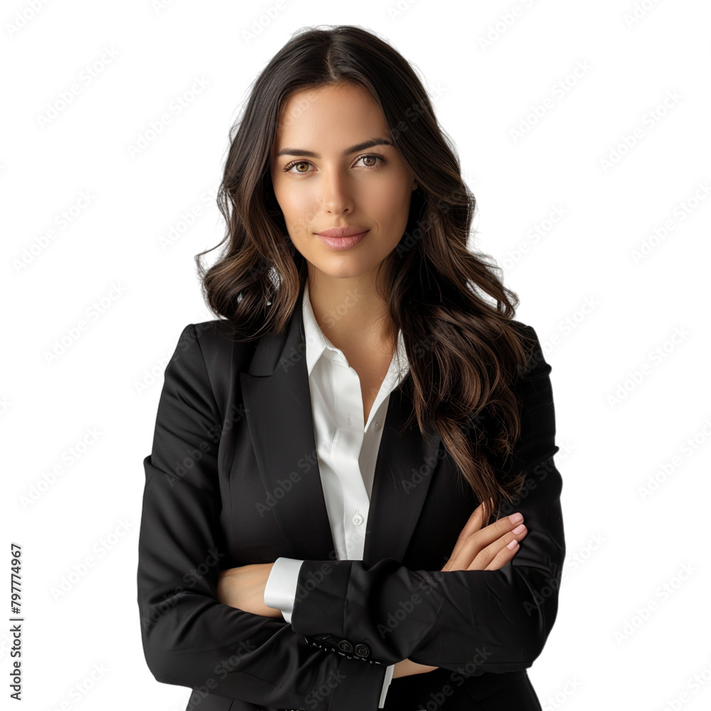 portrait of a businesswoman on white background portrait of a businesswoman on white background