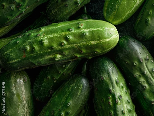Continental cucumbers produce, ugly, imperfect, generated with AI
