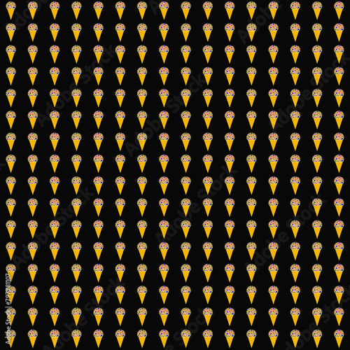 background with ice creams