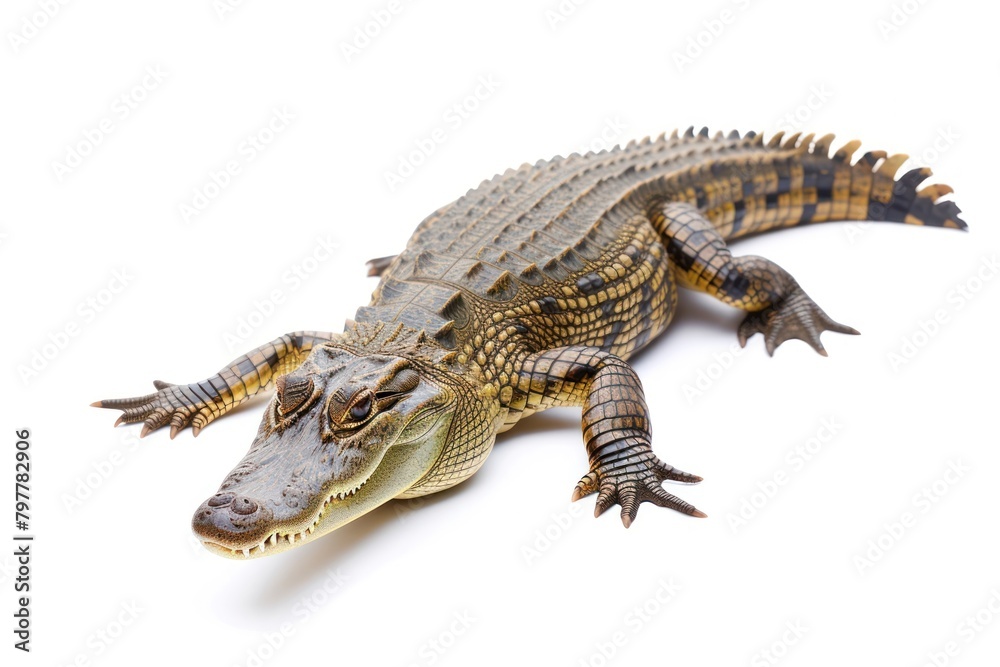 Fototapeta premium Crocodile reptile animal lizard.