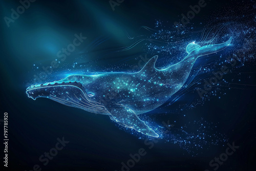 Images of stars resembling blue whales